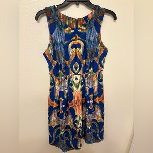 Gabby Skye Multicolor Abstract Dress
